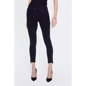 Mother The Stunner Zip Ankle Step Fray in Wrong Side of the Track Size 26